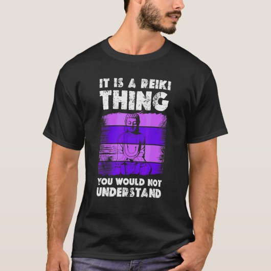 レイキマスターおよびエネルギー ヒーラー 霊気 1 Tシャツ (正面)