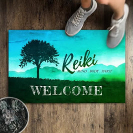 レイキマスター ヨガ メディテーション講師 ようこそ ドアマット