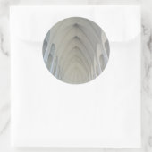 レイキャビクの教区の教会とランドマーク ラウンドシール (バッグ)