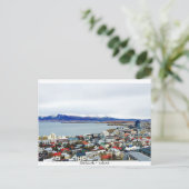 レイキャビクアイスランドの屋上山の郵便はがき ポストカード (スタンド正面)