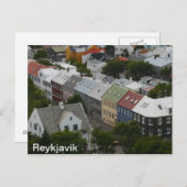 レイキャビクアイスランドの郵便はがき ポストカード (正面/裏面)