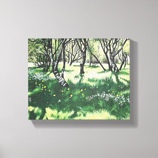 レイキャビクアイスランドの風景アートby Pola.B.アレックス キャンバスプリント (正面)