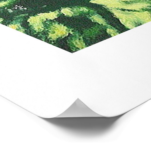 レイキャビクアイスランドの風景アートby Pola.B.アレックス ポスター (角)