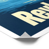 レイキャビクアイスランドアートヴィンテージトラベルイラストレーション ポスター (角)