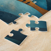 レイキャビクアイスランドトラベル ジグソーパズル (側面)