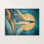 レイキャビクアイスランドトラベル ジグソーパズル (横)