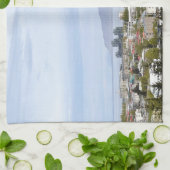 レイキャビクアイスランドヨーロッパ旅行写真 キッチンタオル (折り畳み)