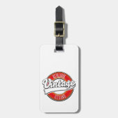 レイキャビクアイスランドヴィットロゴ ラゲッジタグ (正面縦)