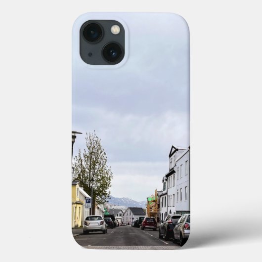 レイキャビクアイスランド通りシーン写真 Case-Mate iPhoneケース (裏面)