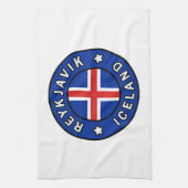 レイキャビクアイスランド キッチンタオル (縦)