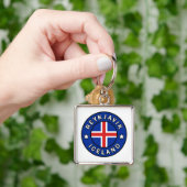 レイキャビクアイスランド キーホルダー (手)