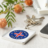 レイキャビクアイスランド キーホルダー (側面)