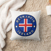 レイキャビクアイスランド クッション (ブランケット)