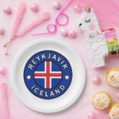 レイキャビクアイスランド ペーパープレート (パーティー)