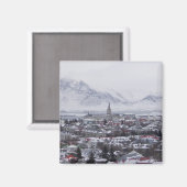 レイキャビクアイスランド マグネット (正面/裏面)