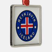 レイキャビクアイスランド メタルオーナメント (右)