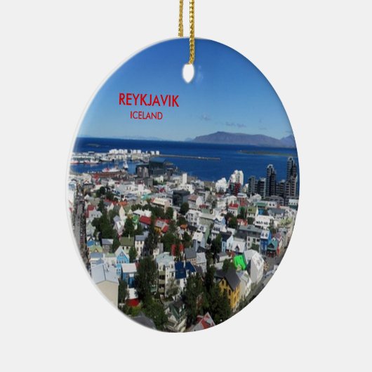 レイキャビククリスマス装飾品 セラミックオーナメント (右)