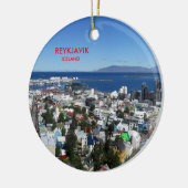 レイキャビククリスマス装飾品 セラミックオーナメント (左)