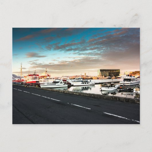 レイキャビクマリーナアイスランドハガキ ポストカード (正面)