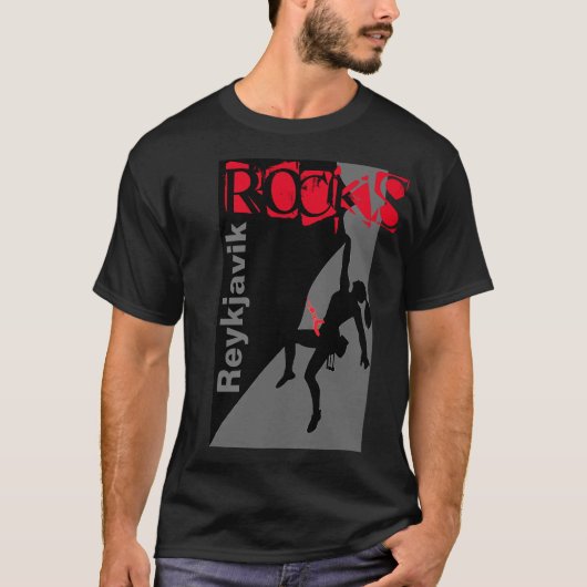 レイキャビクロック Tシャツ (正面)