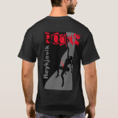 レイキャビクロック Tシャツ (裏面)