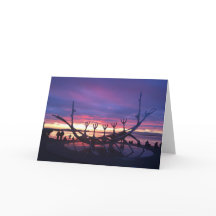 レイキャビク日没グリーティングカード#3