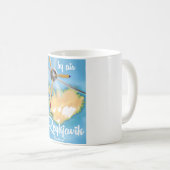 レイキャビク,アイスランドの休日の旅行ポスター コーヒーマグカップ (正面右)