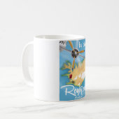 レイキャビク,アイスランドの休日の旅行ポスター コーヒーマグカップ (正面左)