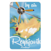 レイキャビク，アイスランドの休日の旅行ポスター マグネット (縦)