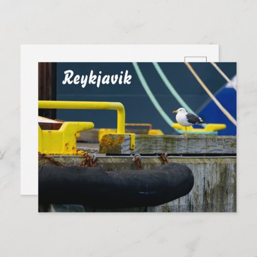 レイキャビク、アイスランドハガキ ポストカード (正面/裏面)