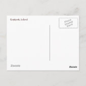 レイキャビク,アイスランド ポストカード (裏面)