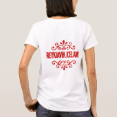 レイキャビク，アイスランド Tシャツ (裏面)