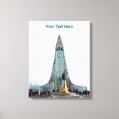 レイキャビク・ハルグリムスカーカ キャンバスプリント (正面)