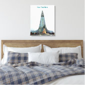 レイキャビク・ハルグリムスカーカ キャンバスプリント (インサイチュ (寝室))