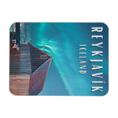 レイキャビク、ラヴィルデオロレスボレアレス・デ・ジ マグネット (横)