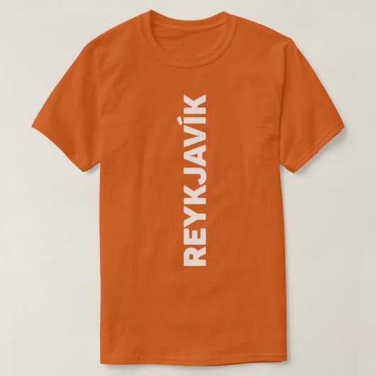 レイキャビク Tシャツ (デザイン正面)