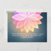 レイキ・マスター&ヨガ瞑想指導者 名言集 ポストカード (正面/裏面)