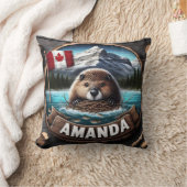 レイクによるカナダビーバーの営巣材の保持 クッション (ブランケット)