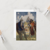 レイクのサー・ランスロット卿、円卓の騎士 カード (正面/裏面インサイチュ)