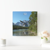 レイクアットグランドテトンナショナルパーク スクエア壁時計 (ホーム)