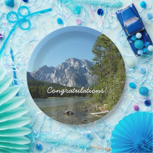 レイクアットグランドテトンナショナルパーク ペーパープレート (パーティー)