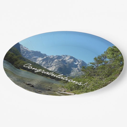 レイクアットグランドテトンナショナルパーク ペーパープレート (アングル)