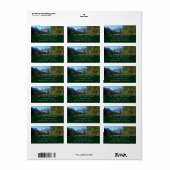 レイクアットグランドテトンナショナルパーク ラベル (フルシート)