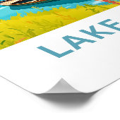レイクアネシーフランストラベルプリント ポスター (角)