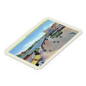 レイクアベアンドウェスレーレイクアスベリーパークNJヴィンテージ マグネット (左側)