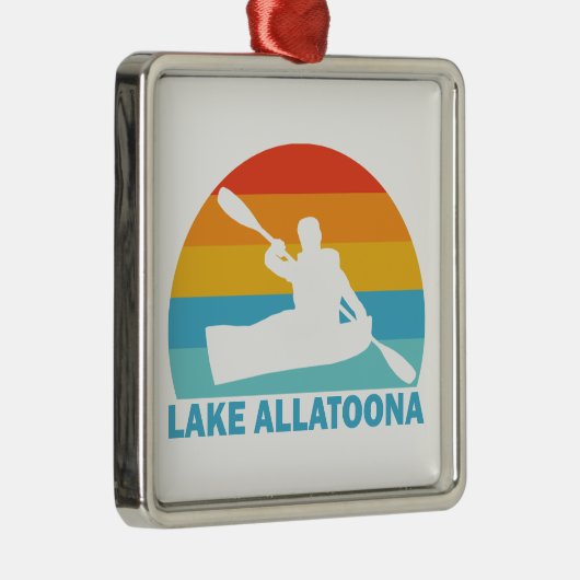 レイクアラトオナジョージアカヤック メタルオーナメント (右)