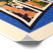 レイクアローヘッドカリフォルニアCAラージレター葉書 ポスター (角)