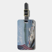 レイクアローワートのマリーナ国旗 ラゲッジタグ (正面縦)
