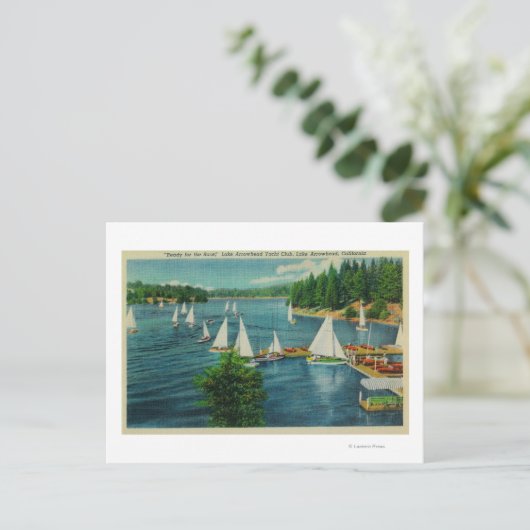 レイクアーワインドCAヨットクラブレース ポストカード (スタンド正面)