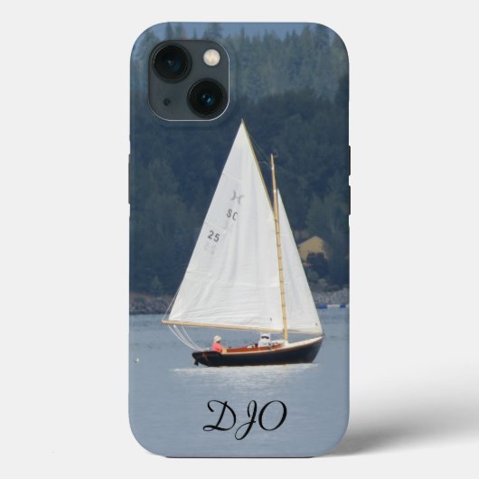 レイクイニシャルの帆船 Case-Mate iPhoneケース (裏面)